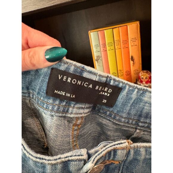 Veronica Beard Rinley Cropped Straight Leg High Rise Jean Women’s Size 25 - Picture 6 of 8